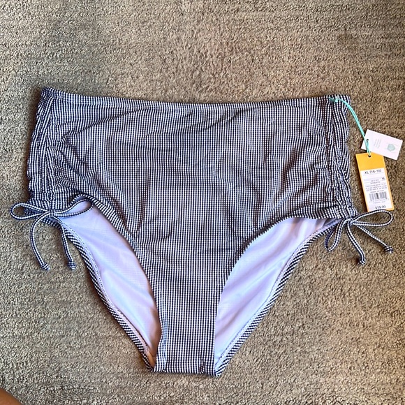 Kona Sol Other - Target Kona soul swim high waist bottom size XL (16-18) gingham print